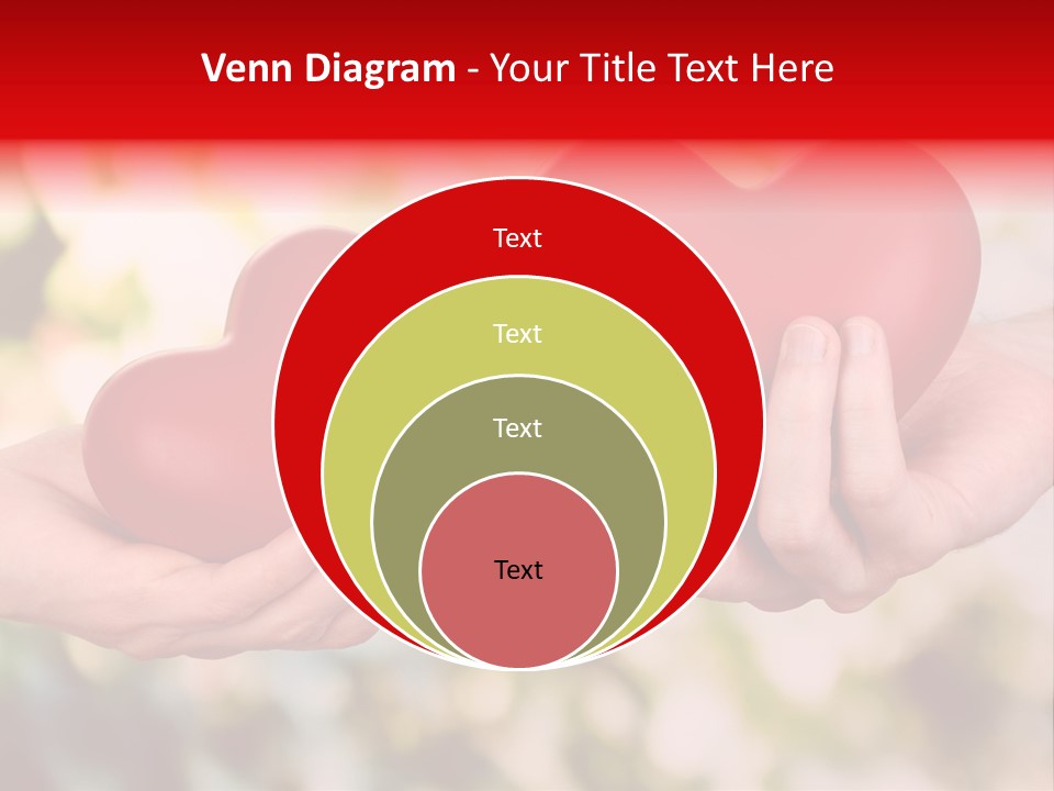 Give Happiness Hand PowerPoint Template