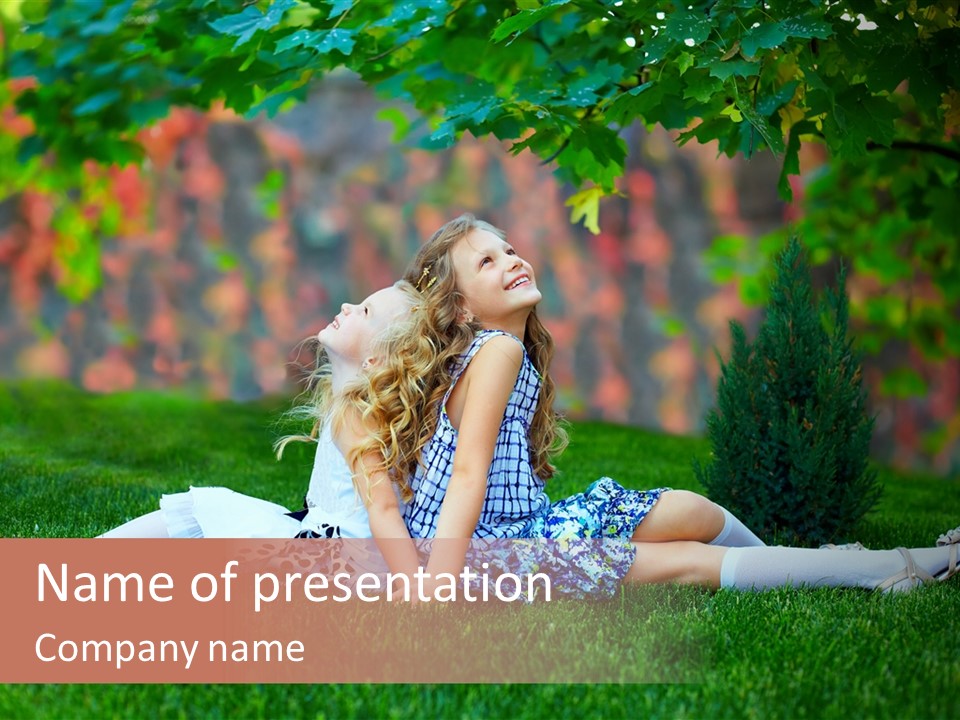 Love Natural Meadow PowerPoint Template