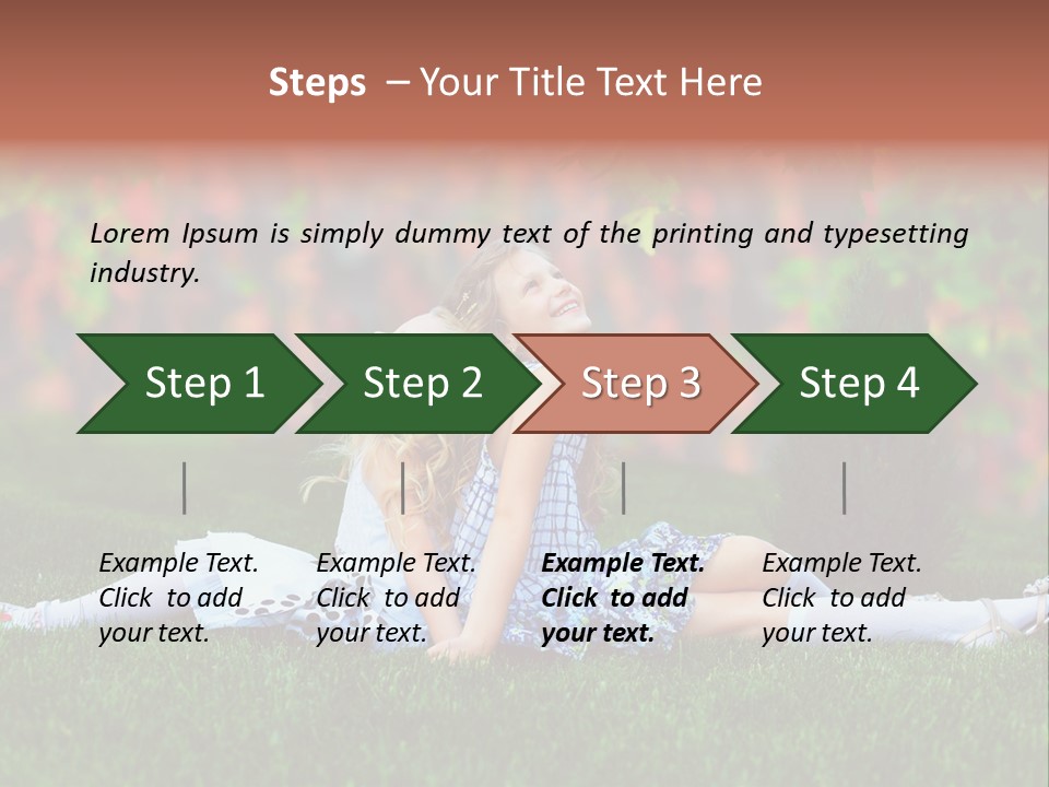 Love Natural Meadow PowerPoint Template