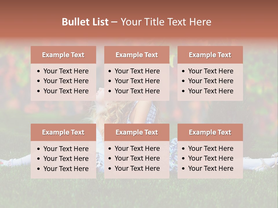 Love Natural Meadow PowerPoint Template