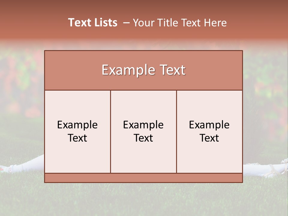 Love Natural Meadow PowerPoint Template