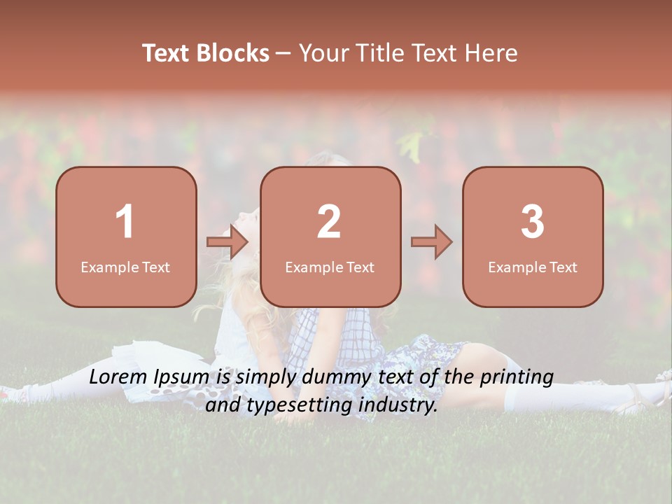 Love Natural Meadow PowerPoint Template