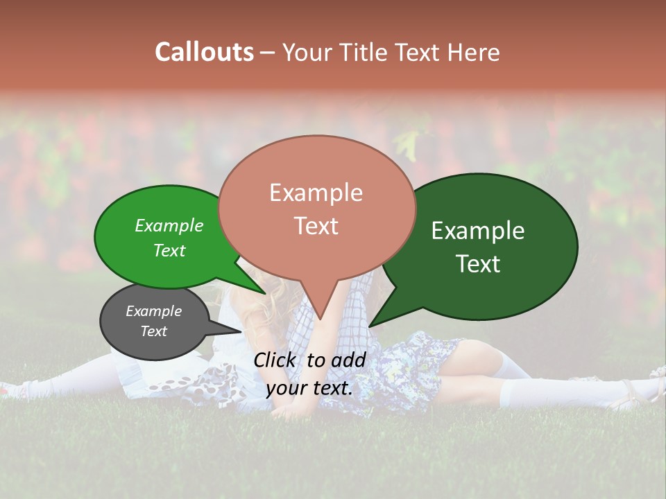 Love Natural Meadow PowerPoint Template