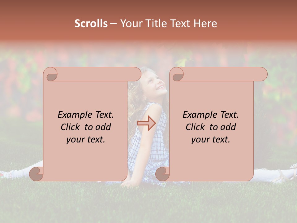 Love Natural Meadow PowerPoint Template