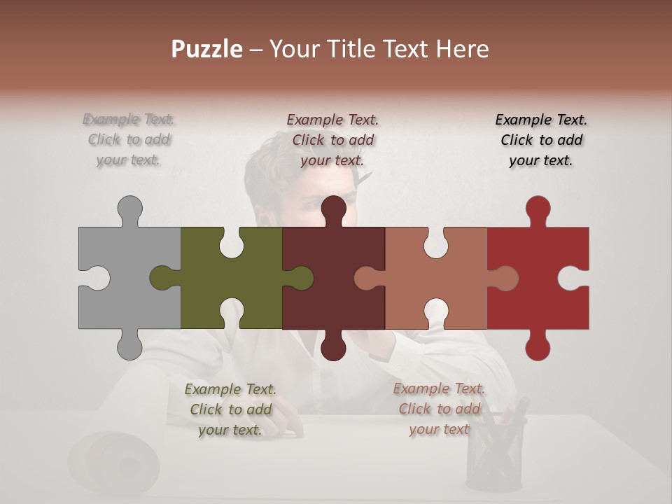 Draw Think Background PowerPoint Template