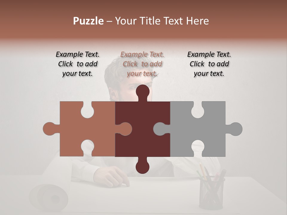 Draw Think Background PowerPoint Template