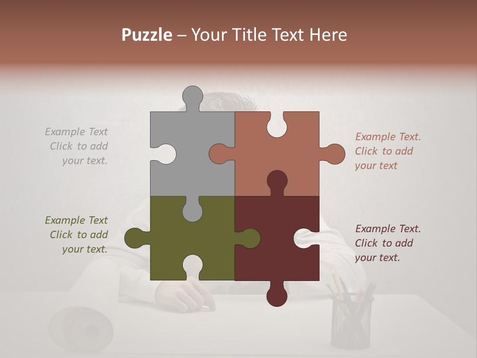 Draw Think Background PowerPoint Template