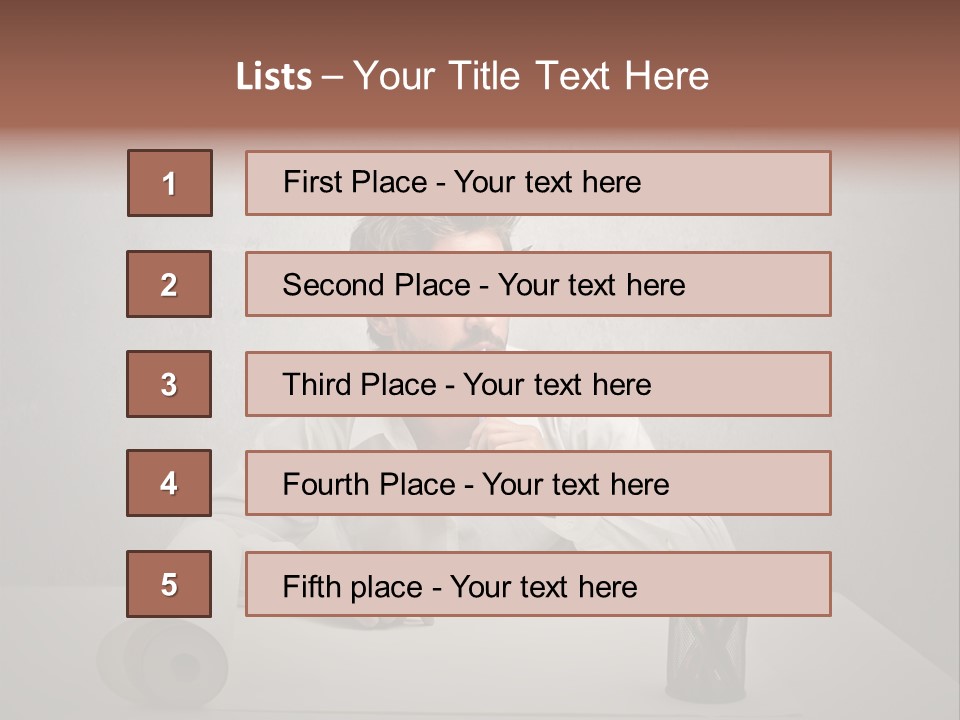 Draw Think Background PowerPoint Template