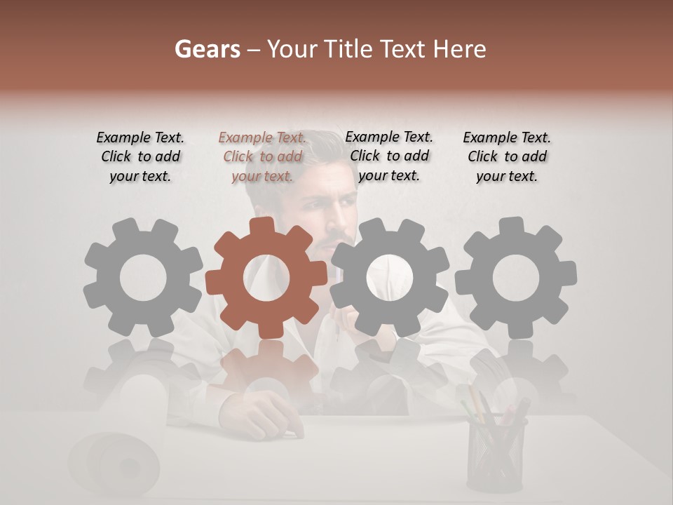 Draw Think Background PowerPoint Template