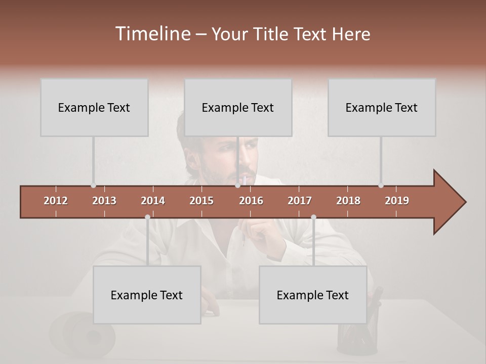 Draw Think Background PowerPoint Template