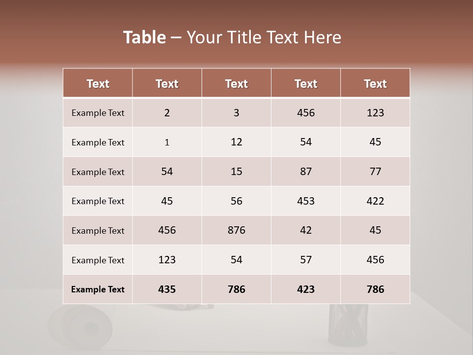 Draw Think Background PowerPoint Template