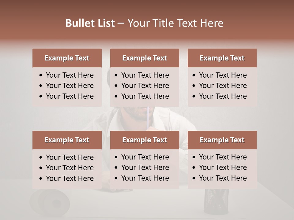 Draw Think Background PowerPoint Template