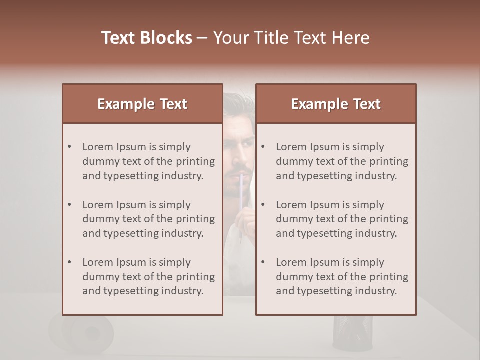 Draw Think Background PowerPoint Template