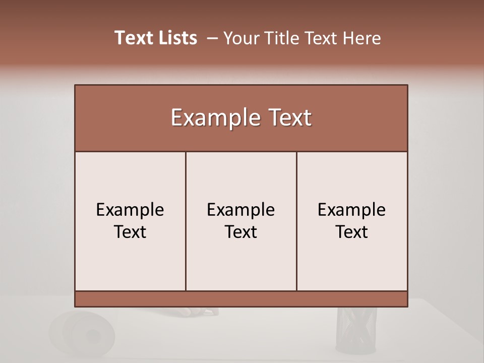 Draw Think Background PowerPoint Template