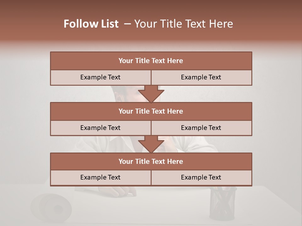 Draw Think Background PowerPoint Template