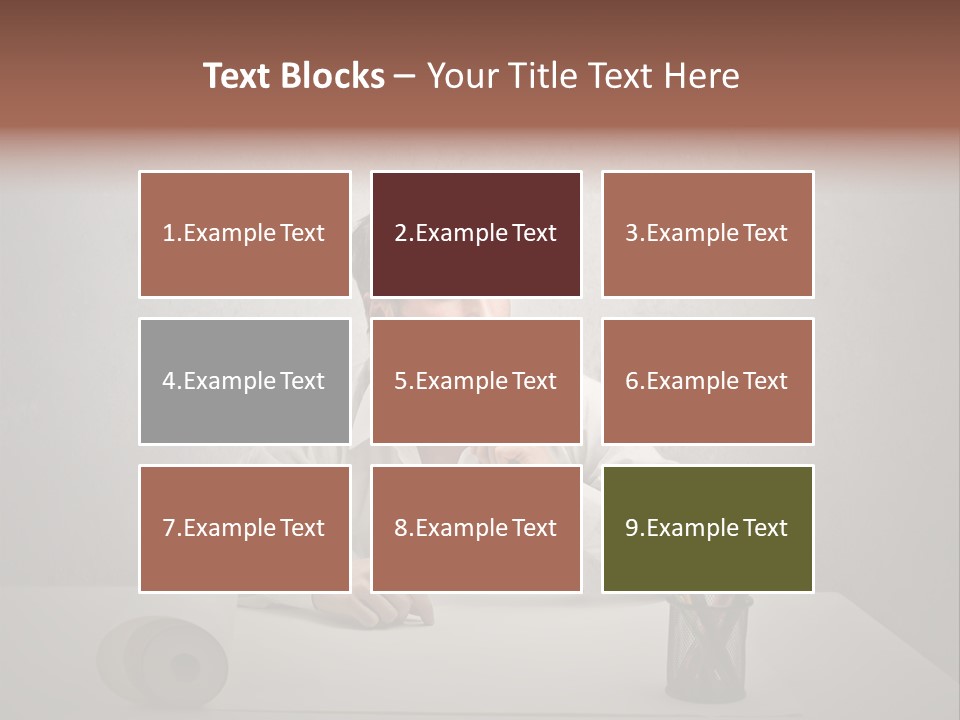 Draw Think Background PowerPoint Template