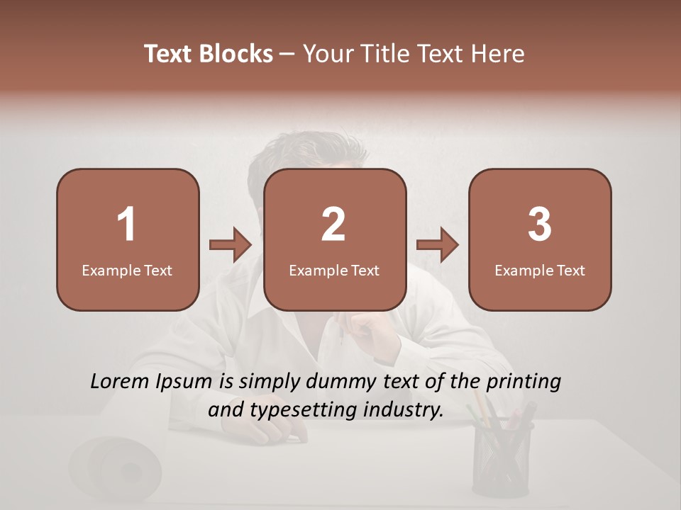 Draw Think Background PowerPoint Template