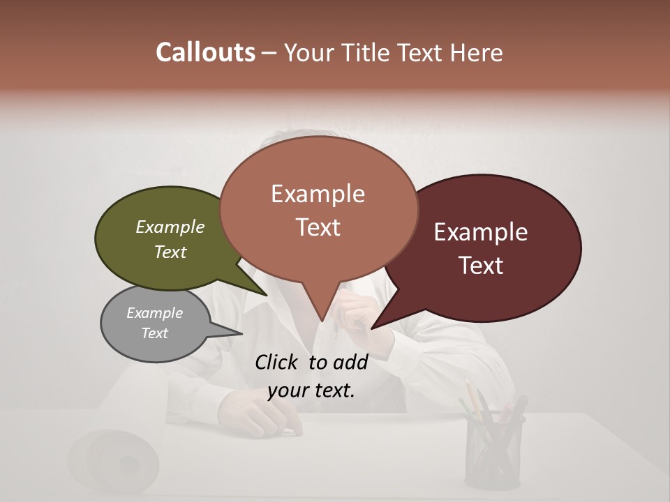 Draw Think Background PowerPoint Template