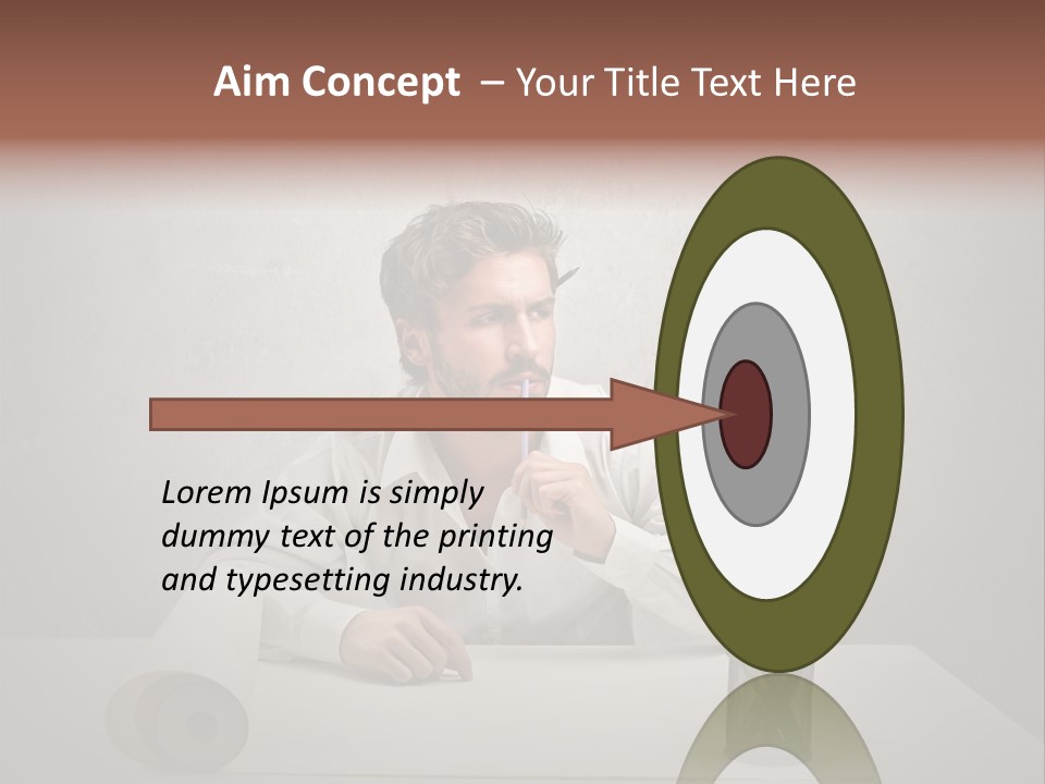 Draw Think Background PowerPoint Template