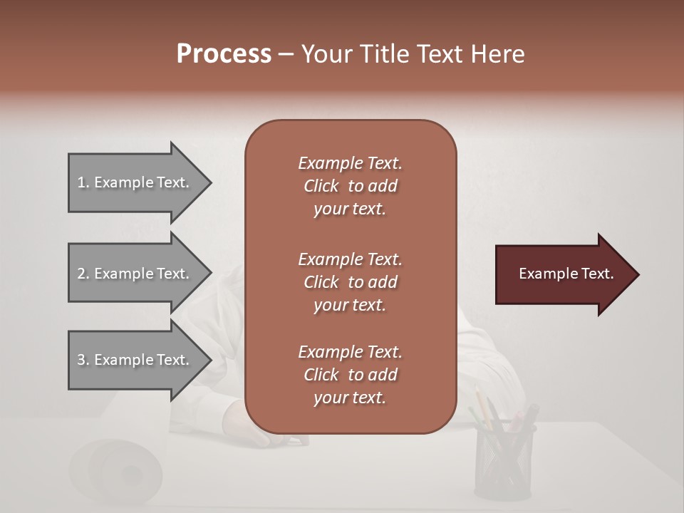 Draw Think Background PowerPoint Template