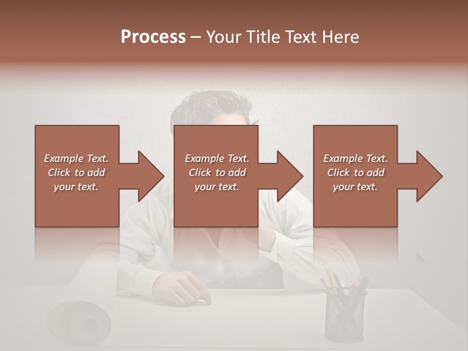 Draw Think Background PowerPoint Template