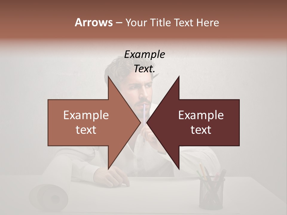 Draw Think Background PowerPoint Template