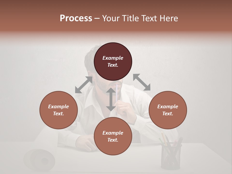 Draw Think Background PowerPoint Template