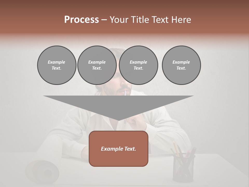 Draw Think Background PowerPoint Template