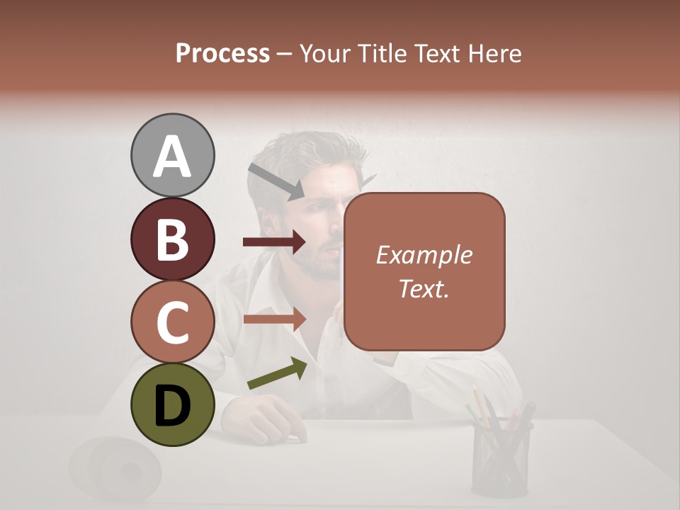Draw Think Background PowerPoint Template