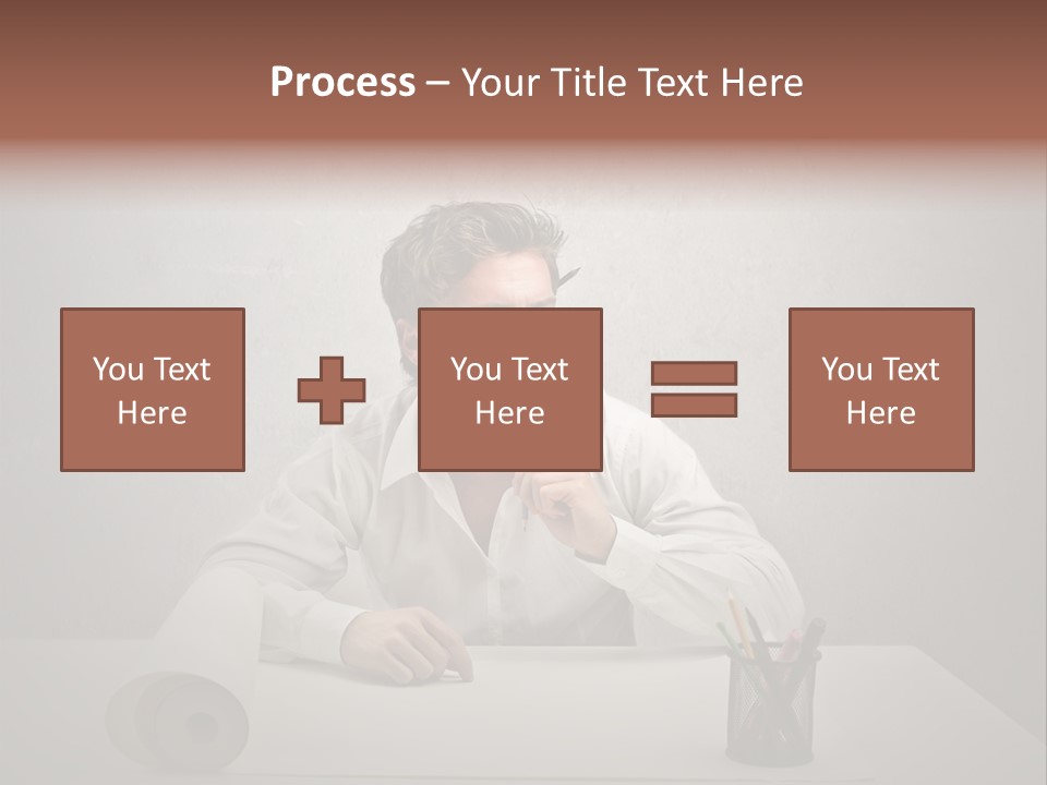 Draw Think Background PowerPoint Template