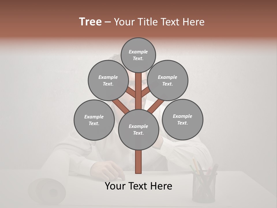 Draw Think Background PowerPoint Template