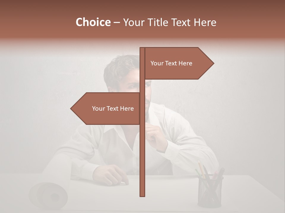 Draw Think Background PowerPoint Template