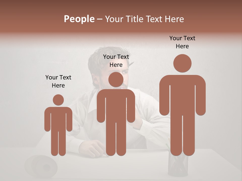 Draw Think Background PowerPoint Template