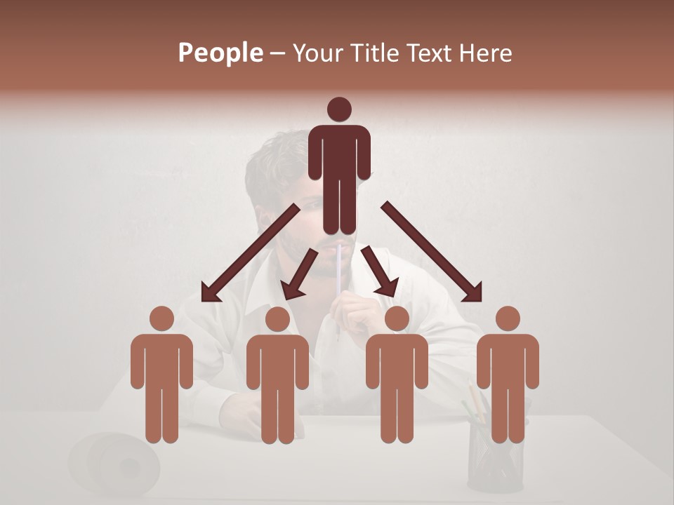 Draw Think Background PowerPoint Template