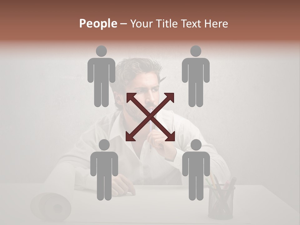 Draw Think Background PowerPoint Template