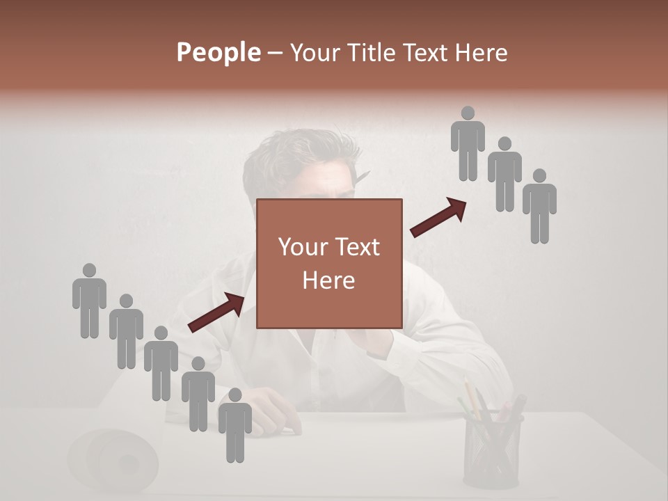 Draw Think Background PowerPoint Template