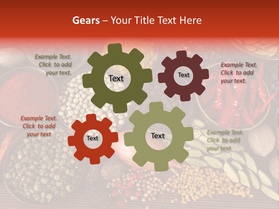 Additives Kitchen Season PowerPoint Template