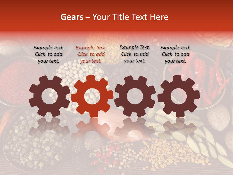 Additives Kitchen Season PowerPoint Template