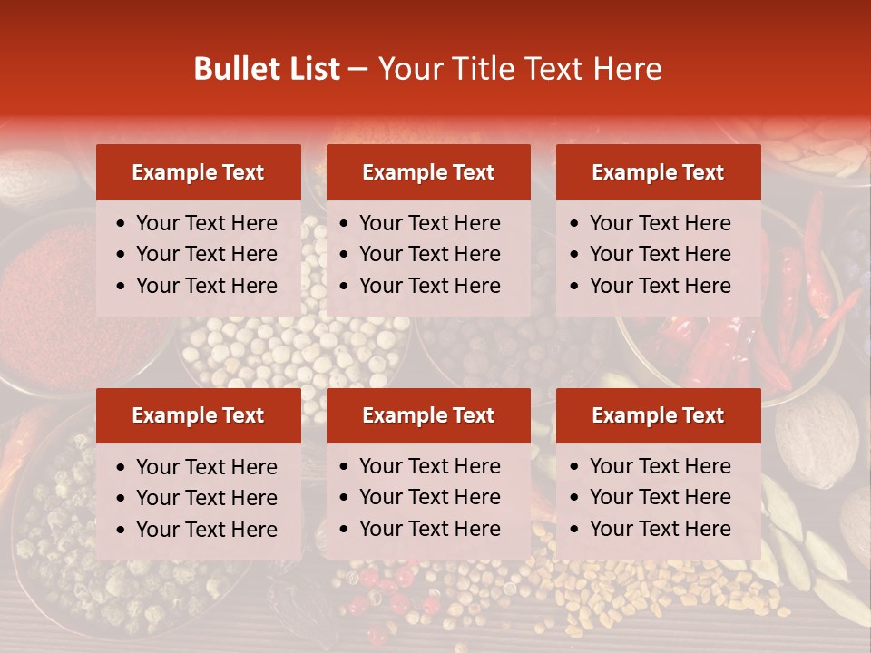 Additives Kitchen Season PowerPoint Template
