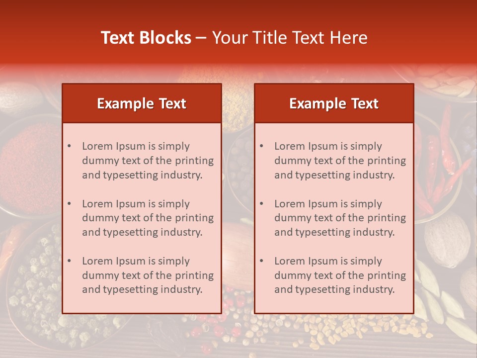 Additives Kitchen Season PowerPoint Template