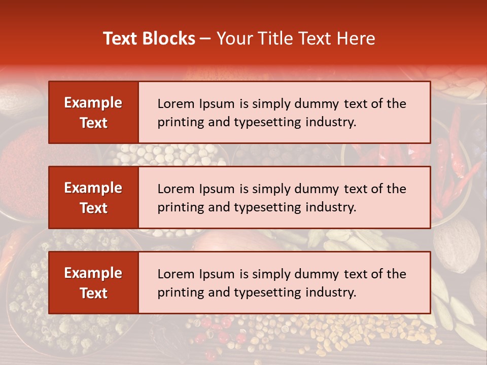 Additives Kitchen Season PowerPoint Template