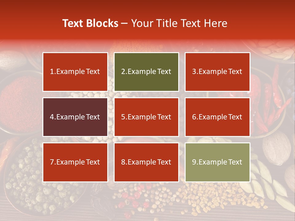 Additives Kitchen Season PowerPoint Template