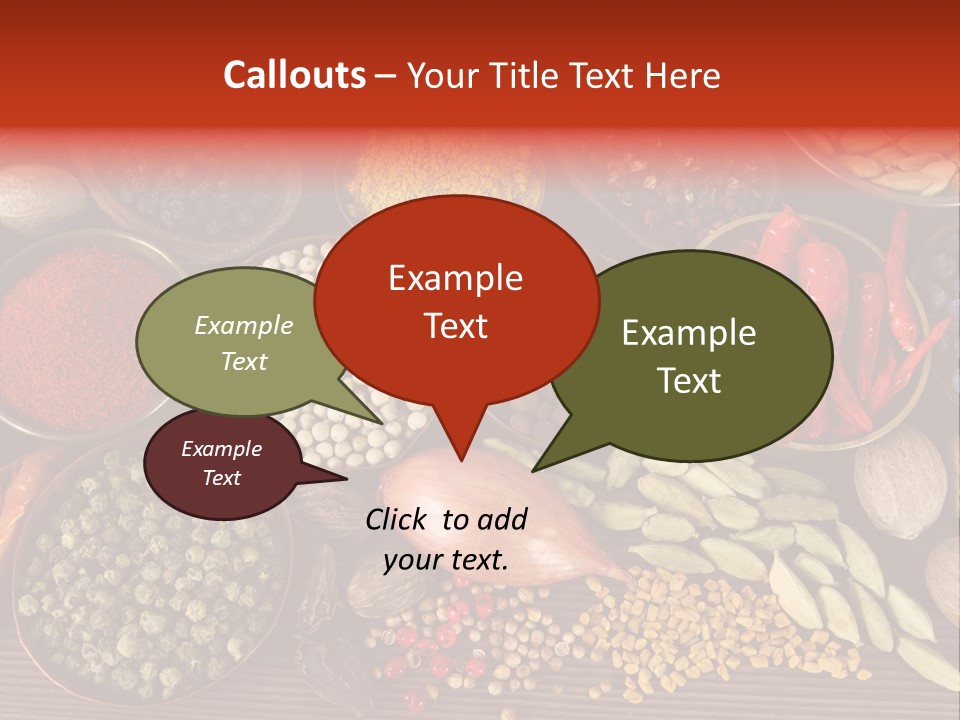 Additives Kitchen Season PowerPoint Template