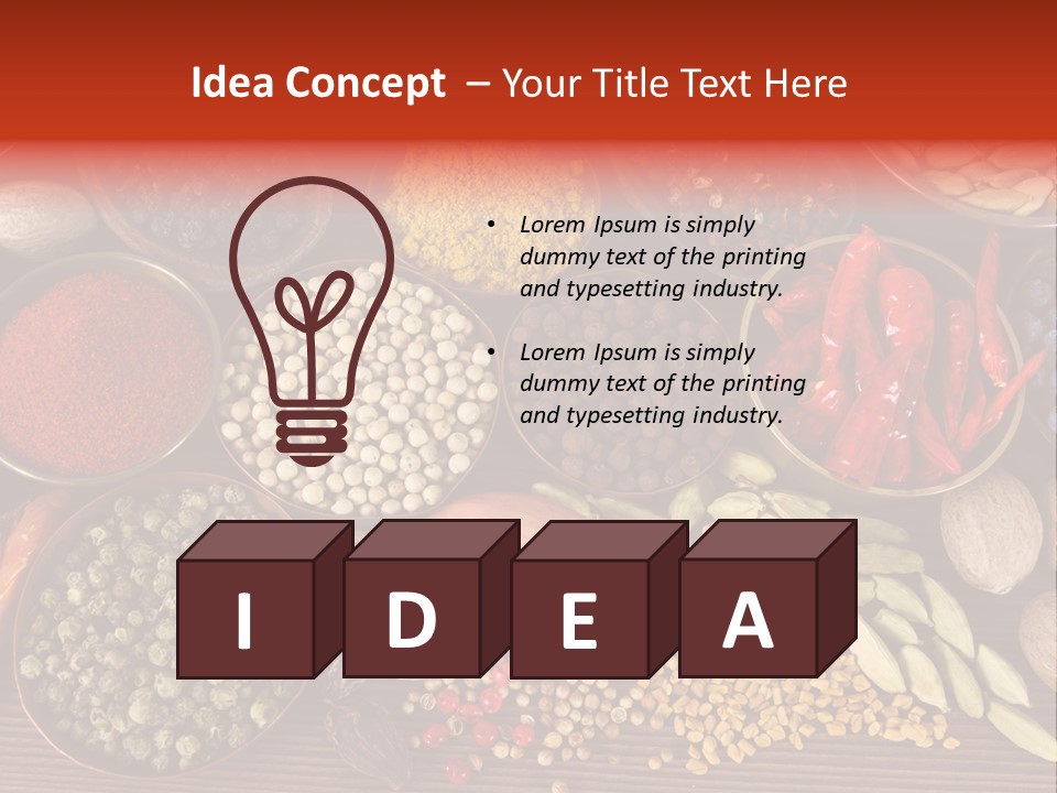 Additives Kitchen Season PowerPoint Template