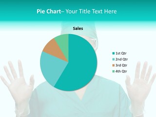 Medical Hand Up Hospital PowerPoint Template