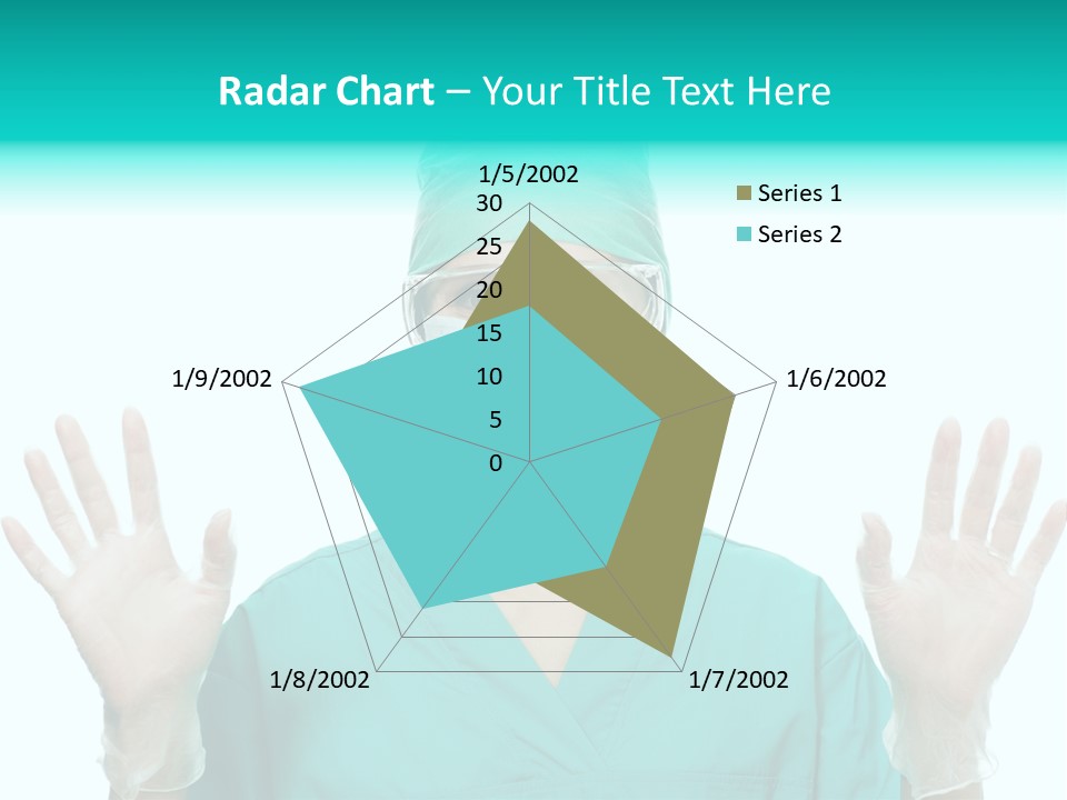 Medical Hand Up Hospital PowerPoint Template