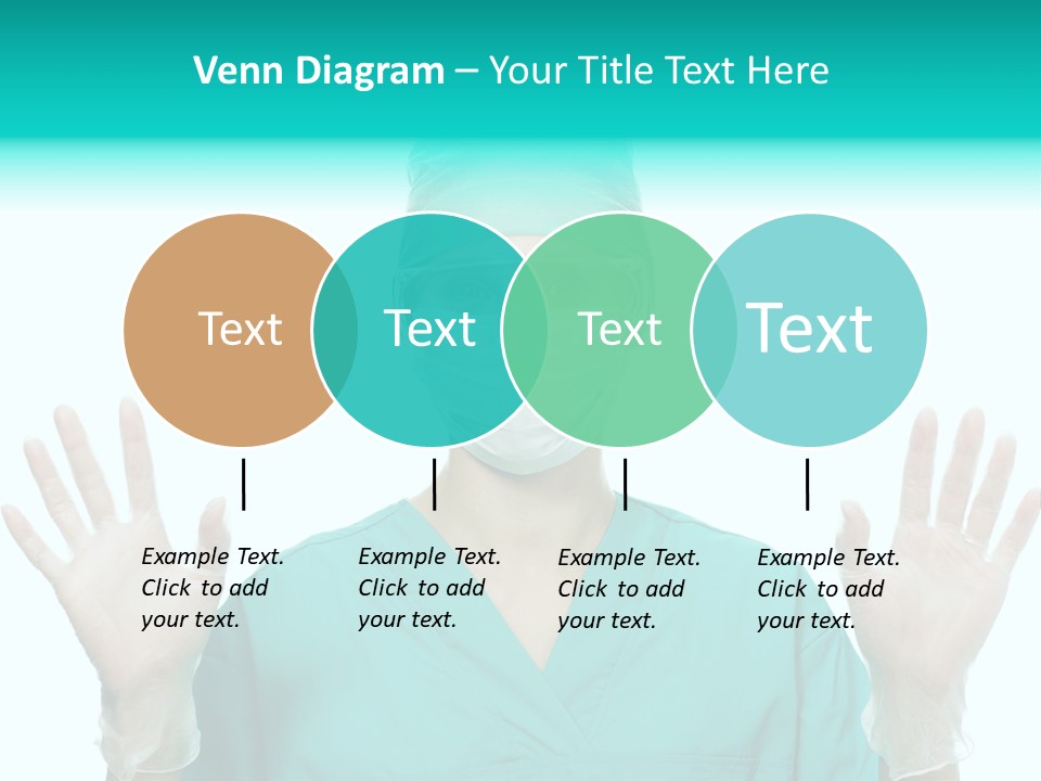 Medical Hand Up Hospital PowerPoint Template