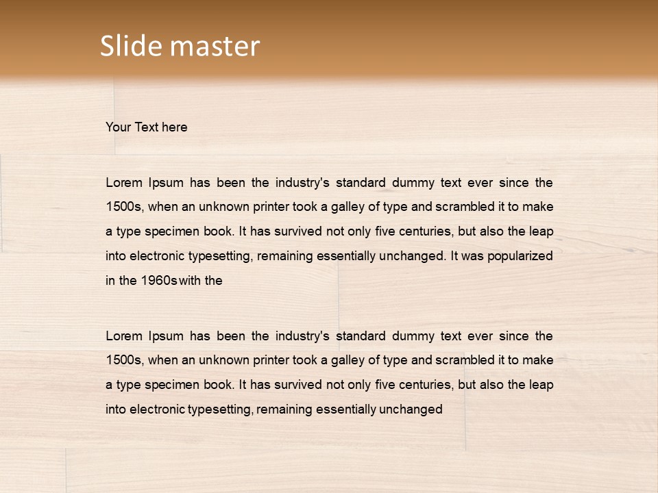 Board Grungy Rough PowerPoint Template