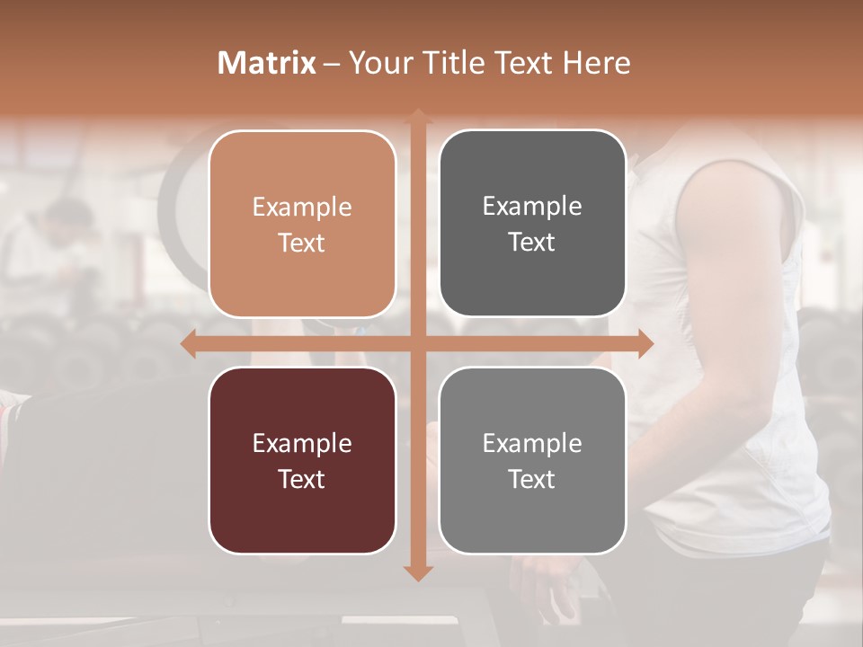 Biceps Working Powerful PowerPoint Template