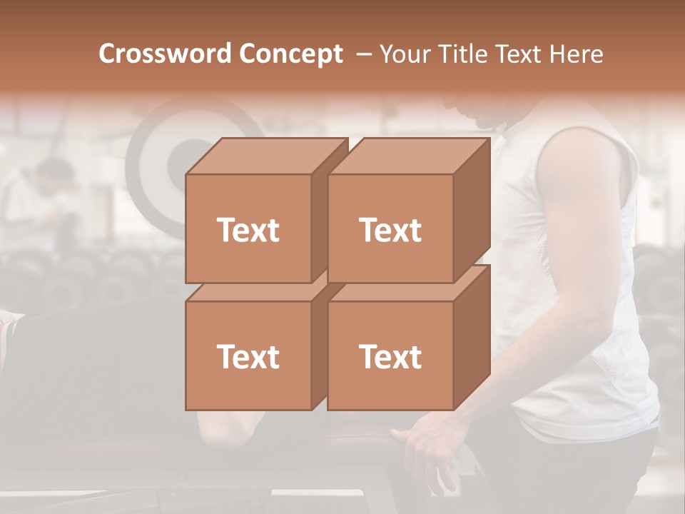 Biceps Working Powerful PowerPoint Template